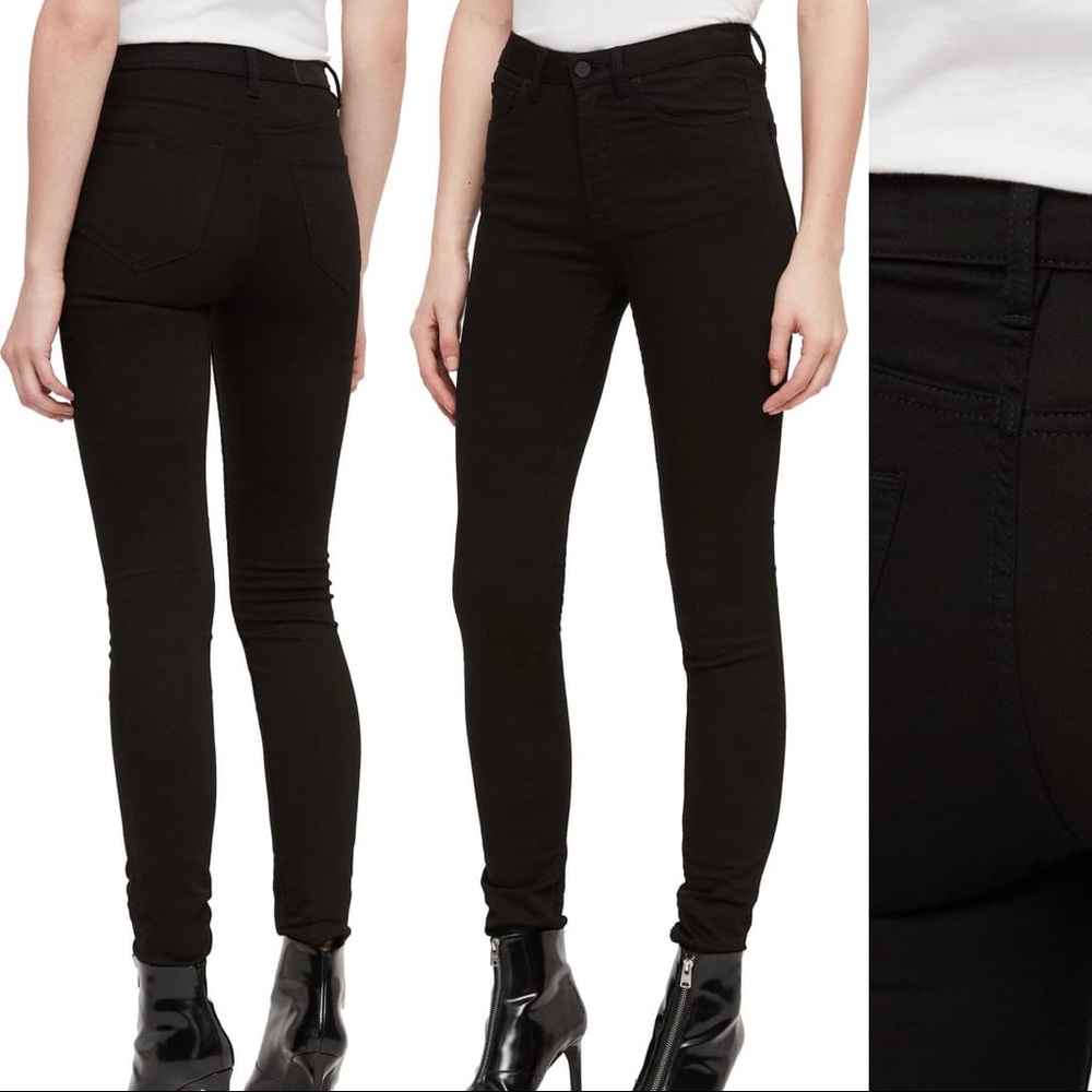 ALLSAINTS Black Skinny Jeans